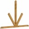 Ekena Millwork Saratoga Rough Sawn Timber Gable Bracket, Western Red Cedar, 108"W x 72"H x 4"D x 4"F, 16/12 Pitch GBW108X72X0404SAR00RWR - alternate 4